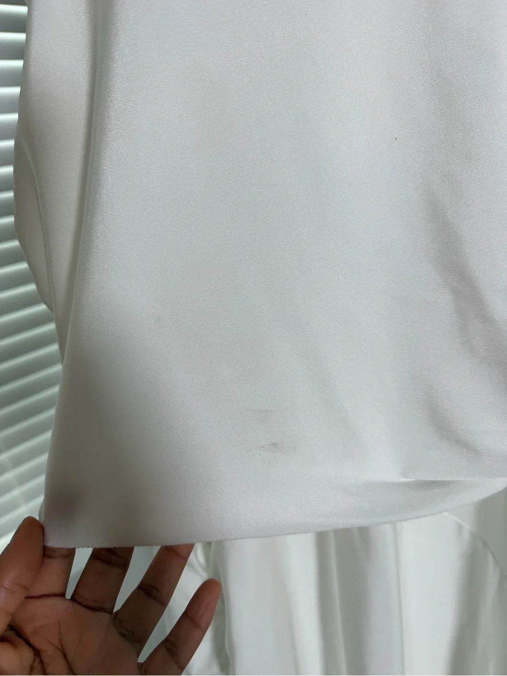 CUTE Love Highlight White Draped Sleeveless Dress - Picture 5 of 5